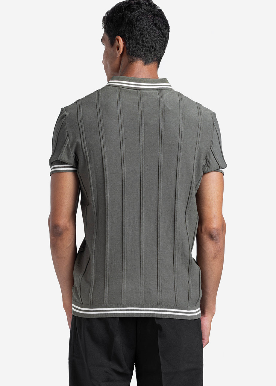 Polo T-Shirt - Men - Striped