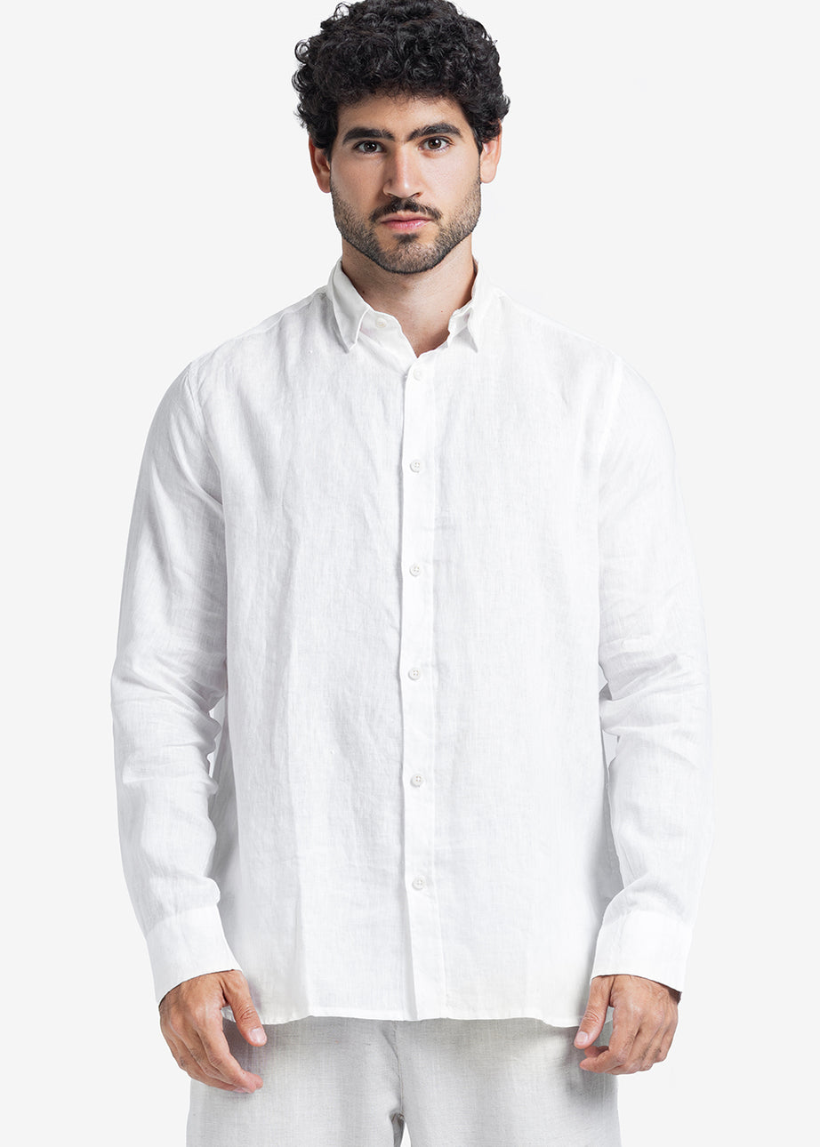 Long Sleeve Shirt - Men - Plain