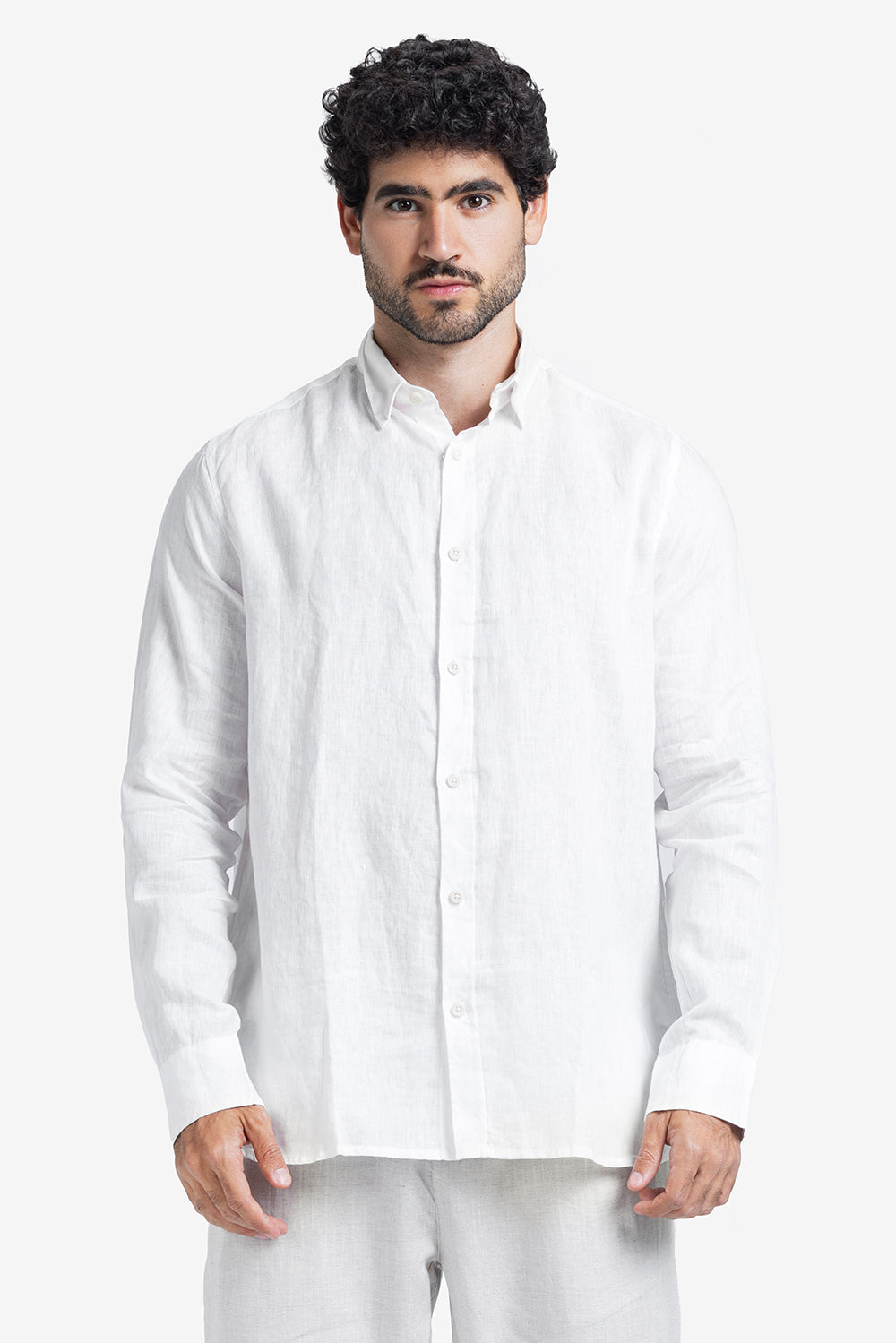 Long Sleeve Shirt - Men - Plain