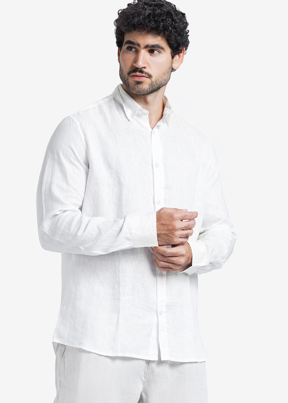 Long Sleeve Shirt - Men - Plain