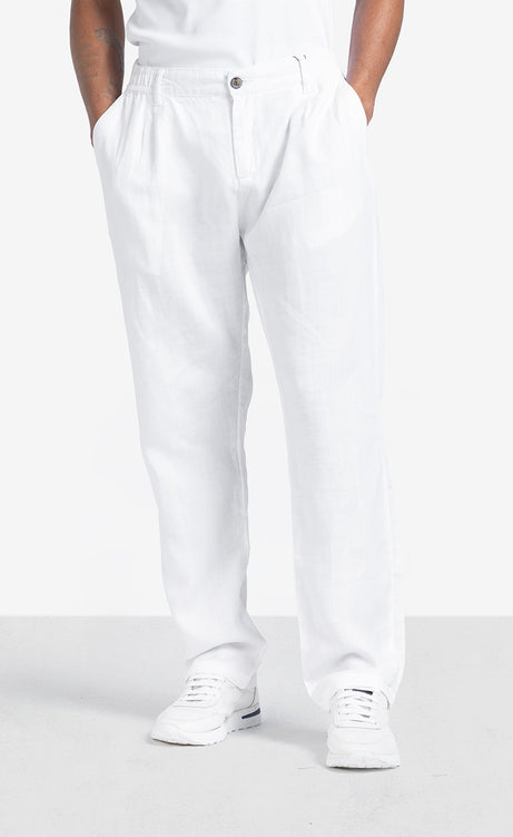 Men's Straight-Leg Linen Pants – view 2