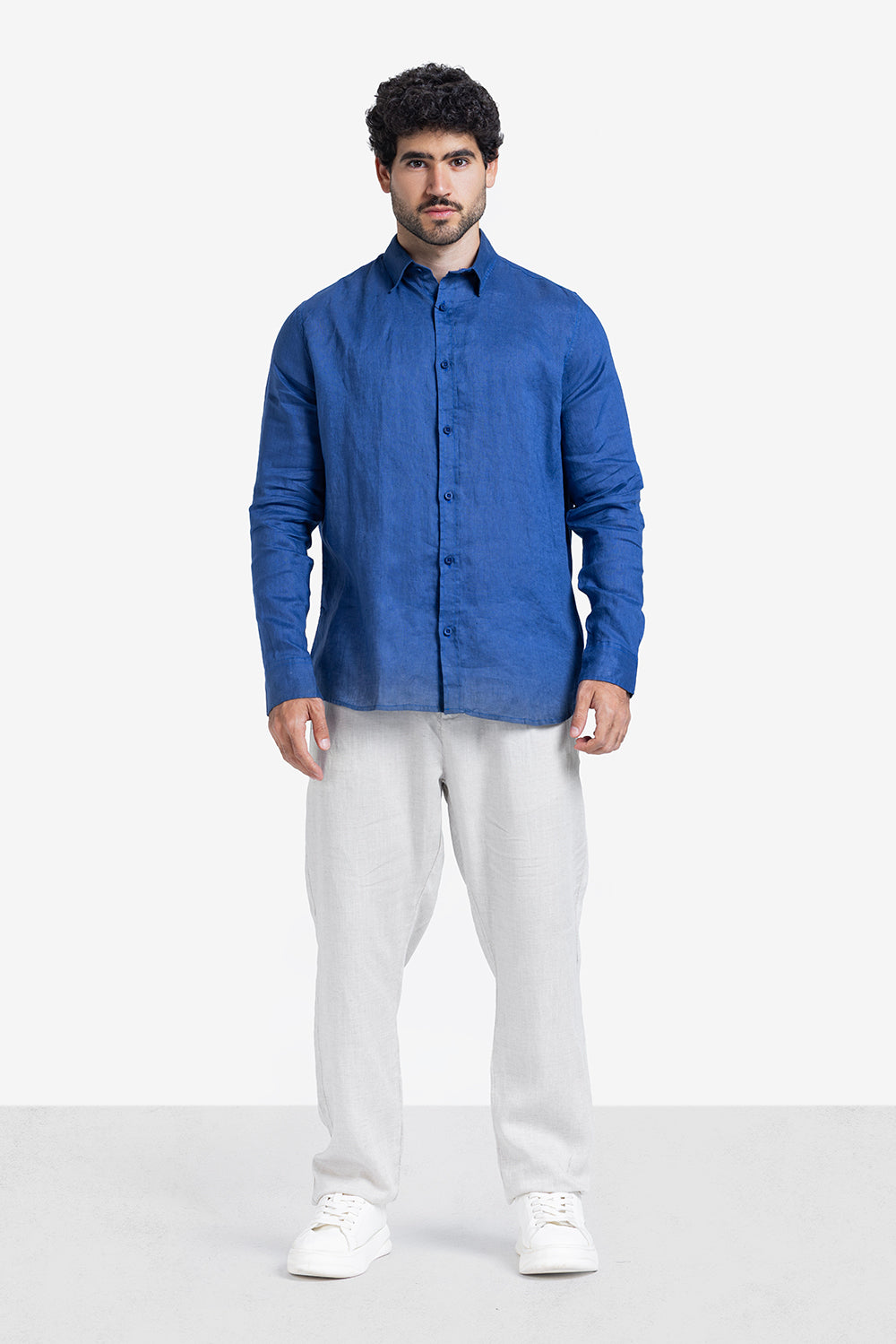 Long Sleeve Shirt - Men - Plain