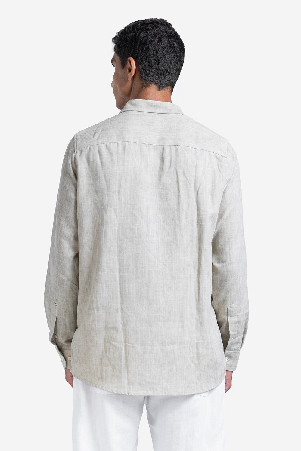 Long Sleeve Shirt - Men - Plain