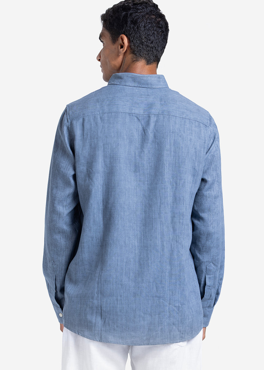 Long Sleeve Shirt - Men - Plain