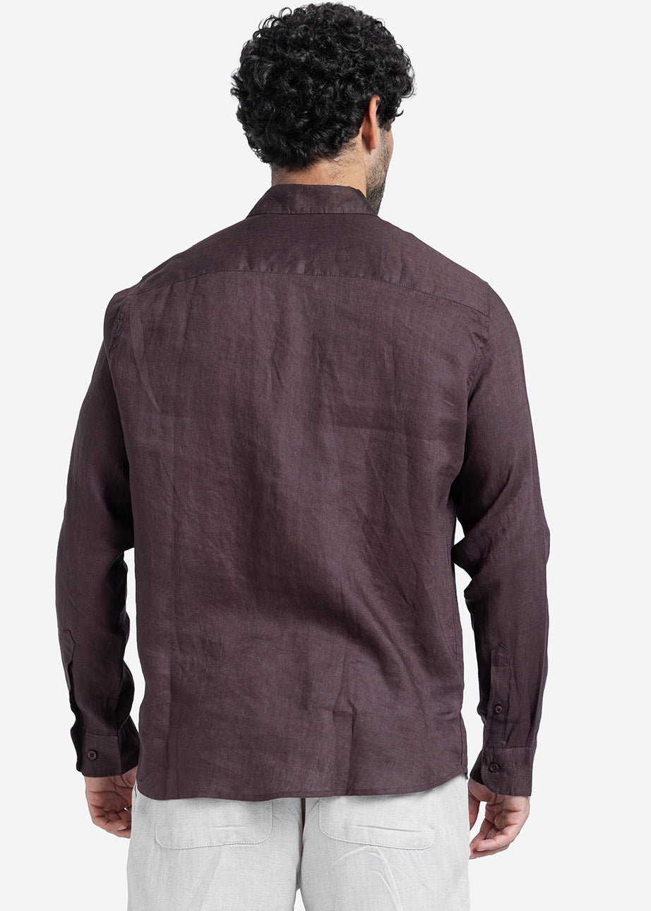 Long Sleeve Shirt - Men - Plain