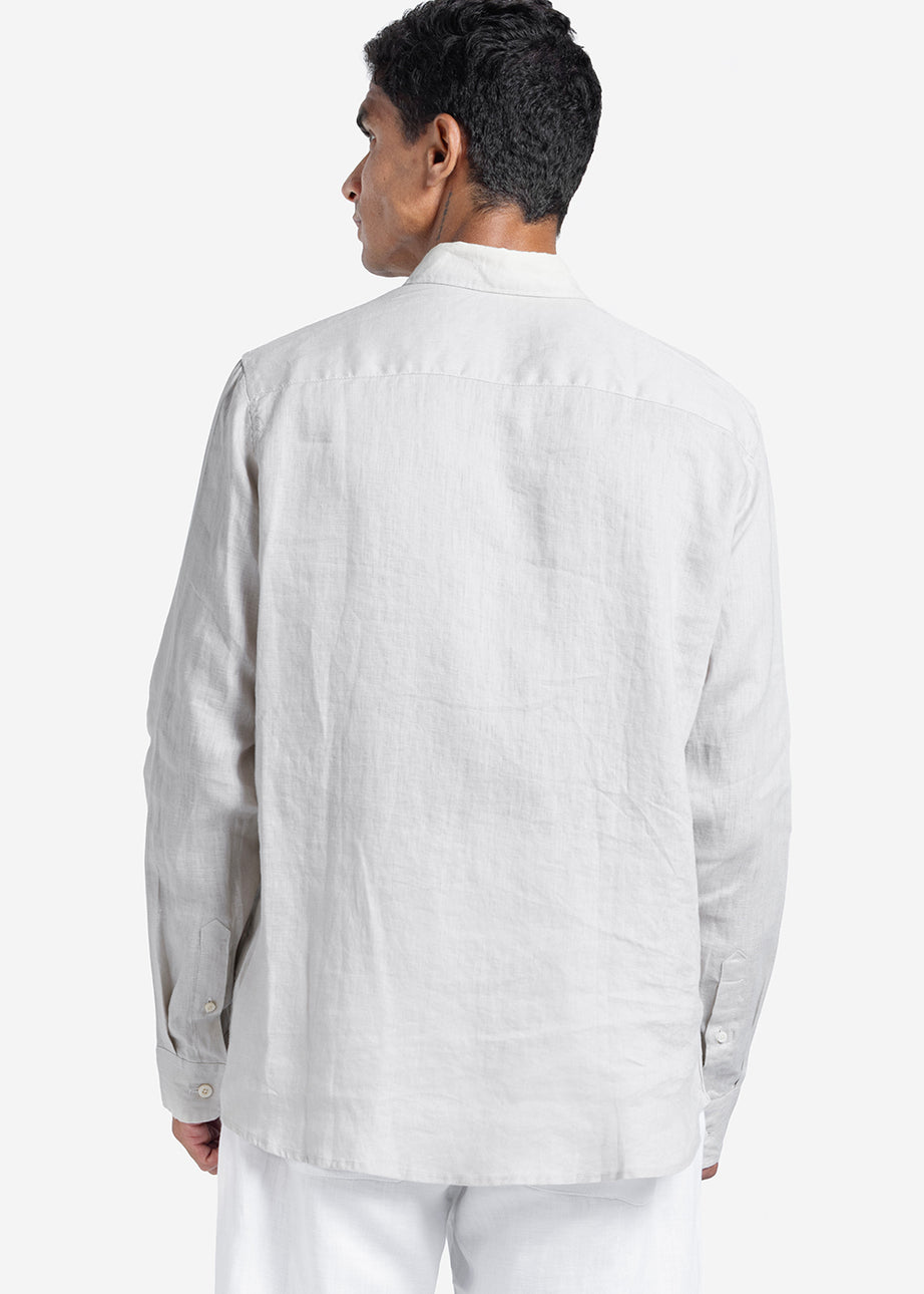 Long Sleeve Shirt - Men - Plain