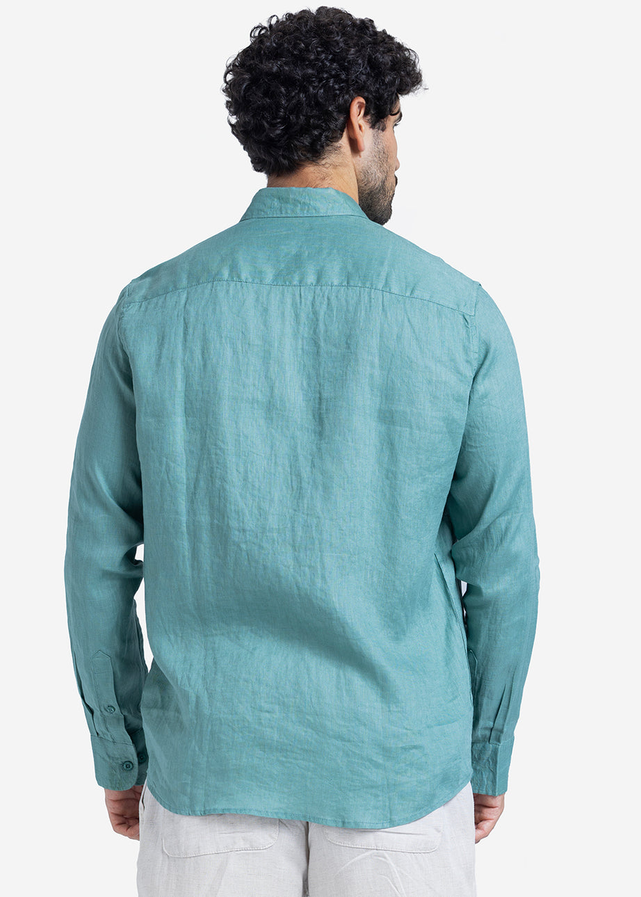 Long Sleeve Shirt - Men - Plain