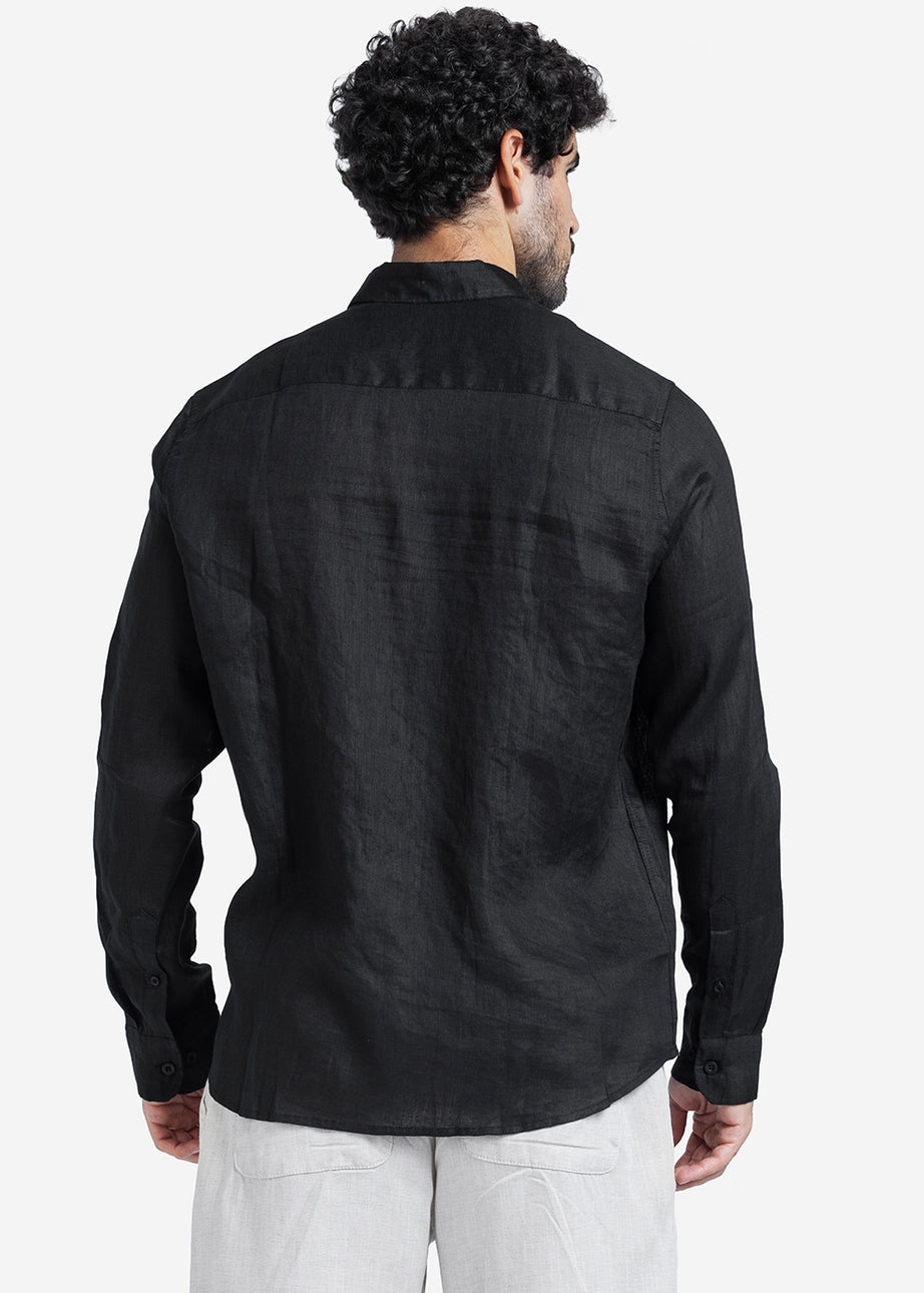 Long Sleeve Shirt - Men - Plain