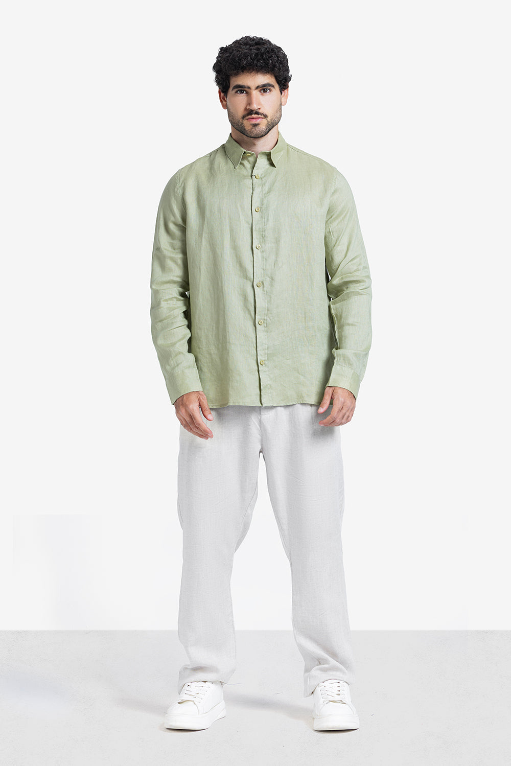 Long Sleeve Shirt - Men - Plain
