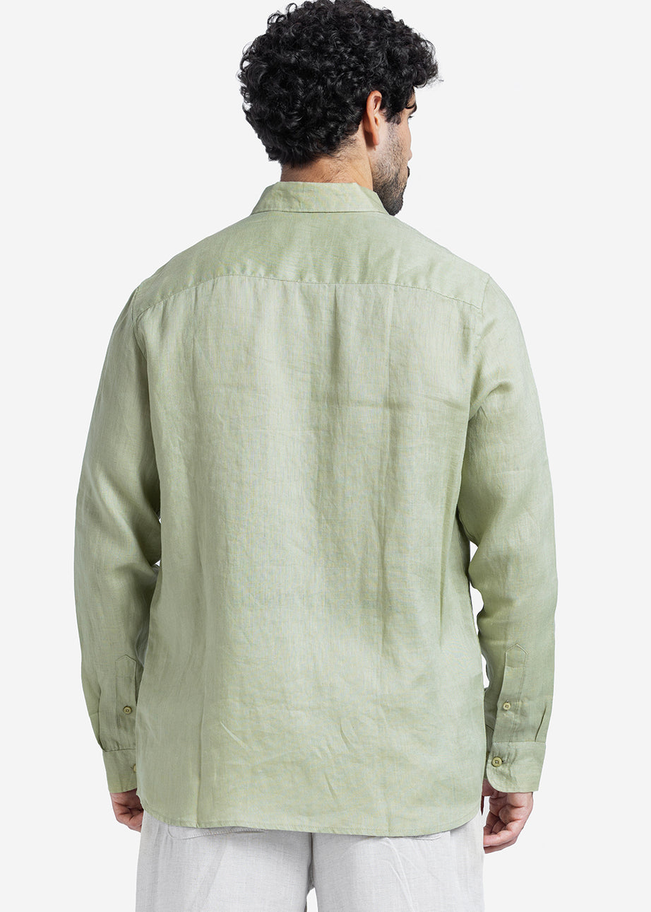 Long Sleeve Shirt - Men - Plain
