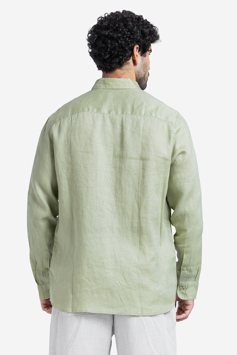 Long Sleeve Shirt - Men - Plain