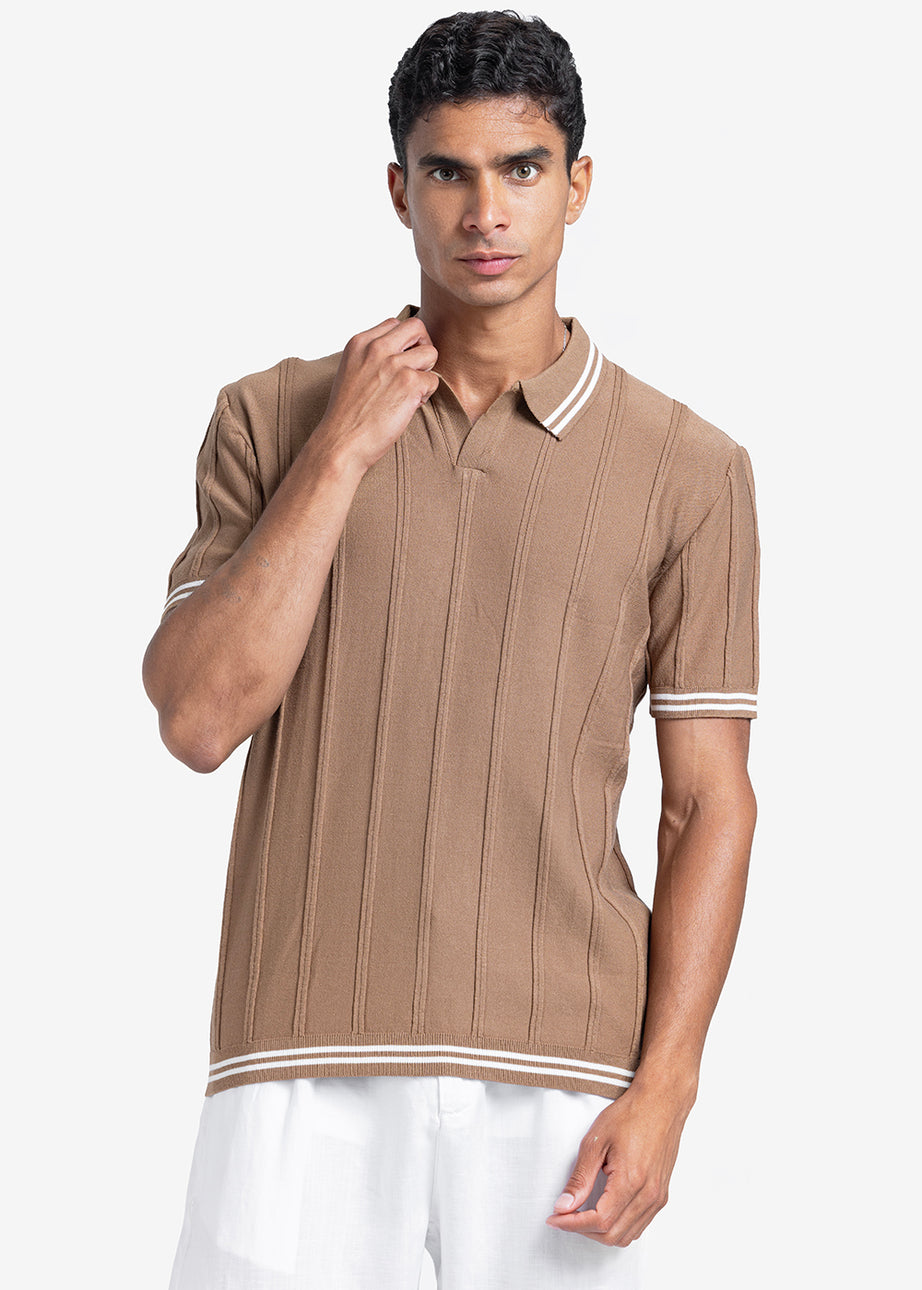 Polo T-Shirt - Men - Striped