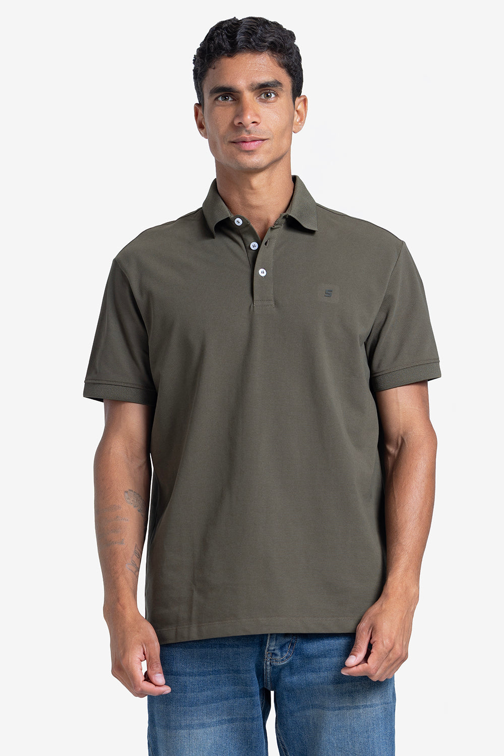 Polo T-shirt - Men - Plain