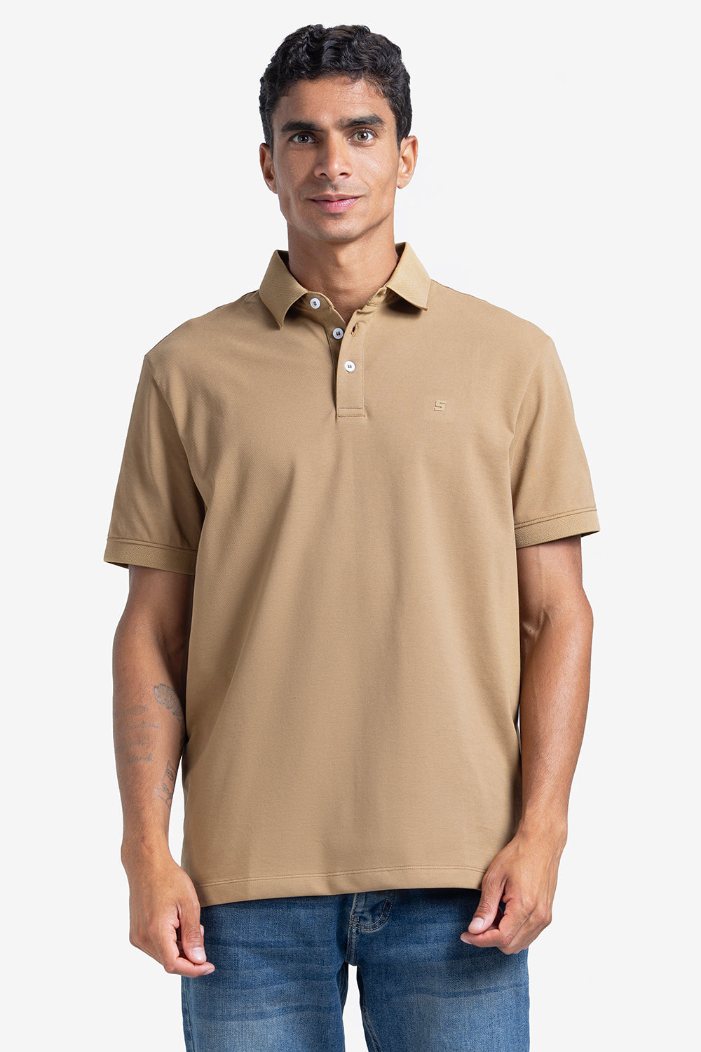 Polo T-shirt - Men - Plain