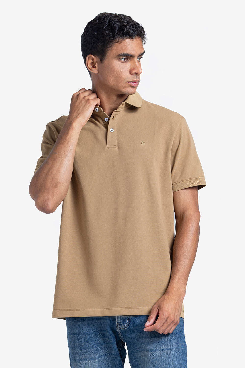 Polo T-shirt - Men - Plain