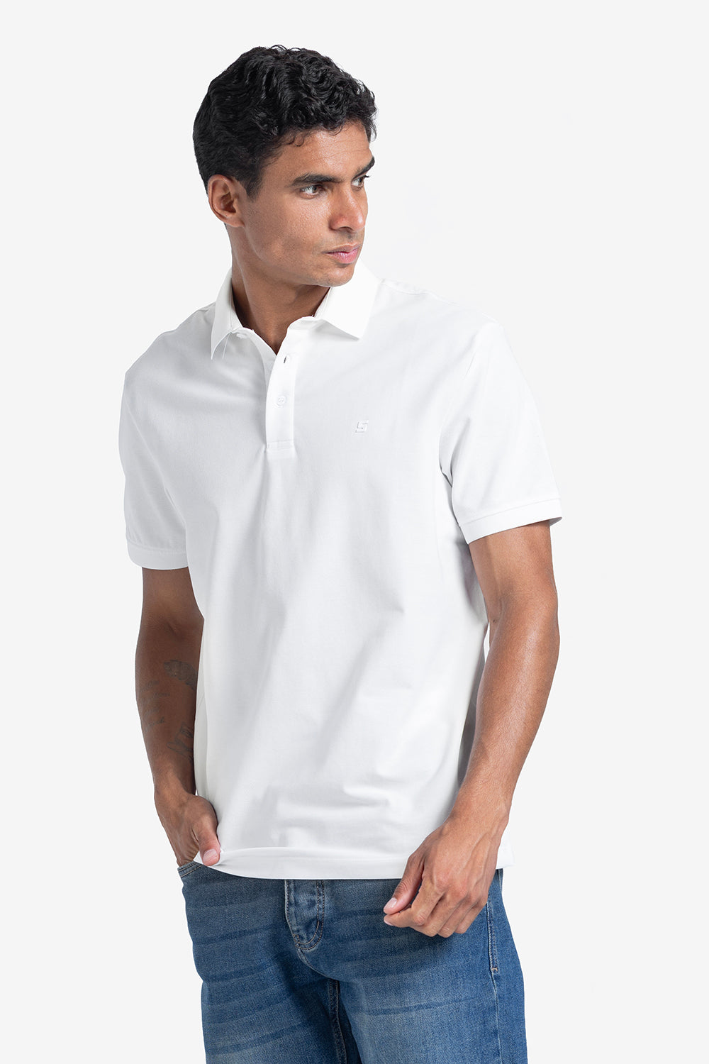 Polo T-shirt - Men - Plain