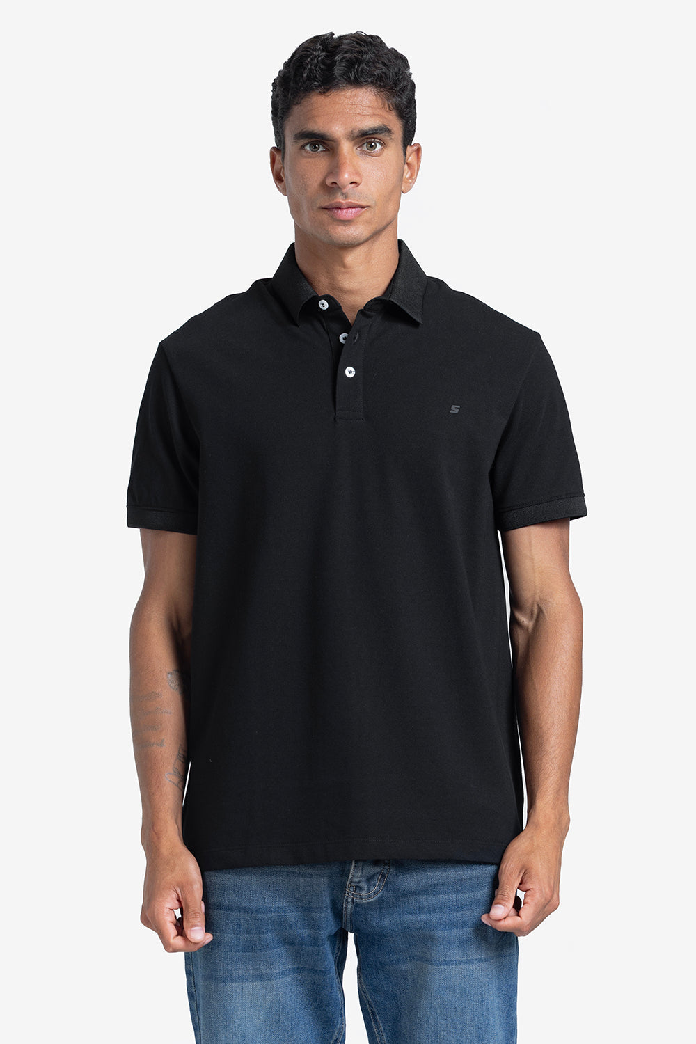 Polo T-shirt - Men - Plain