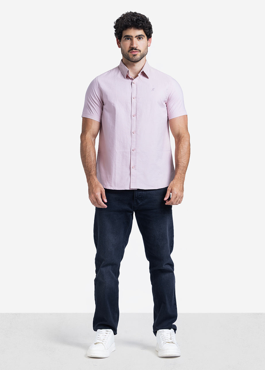 Half sleeve shirt - Men - Plain
