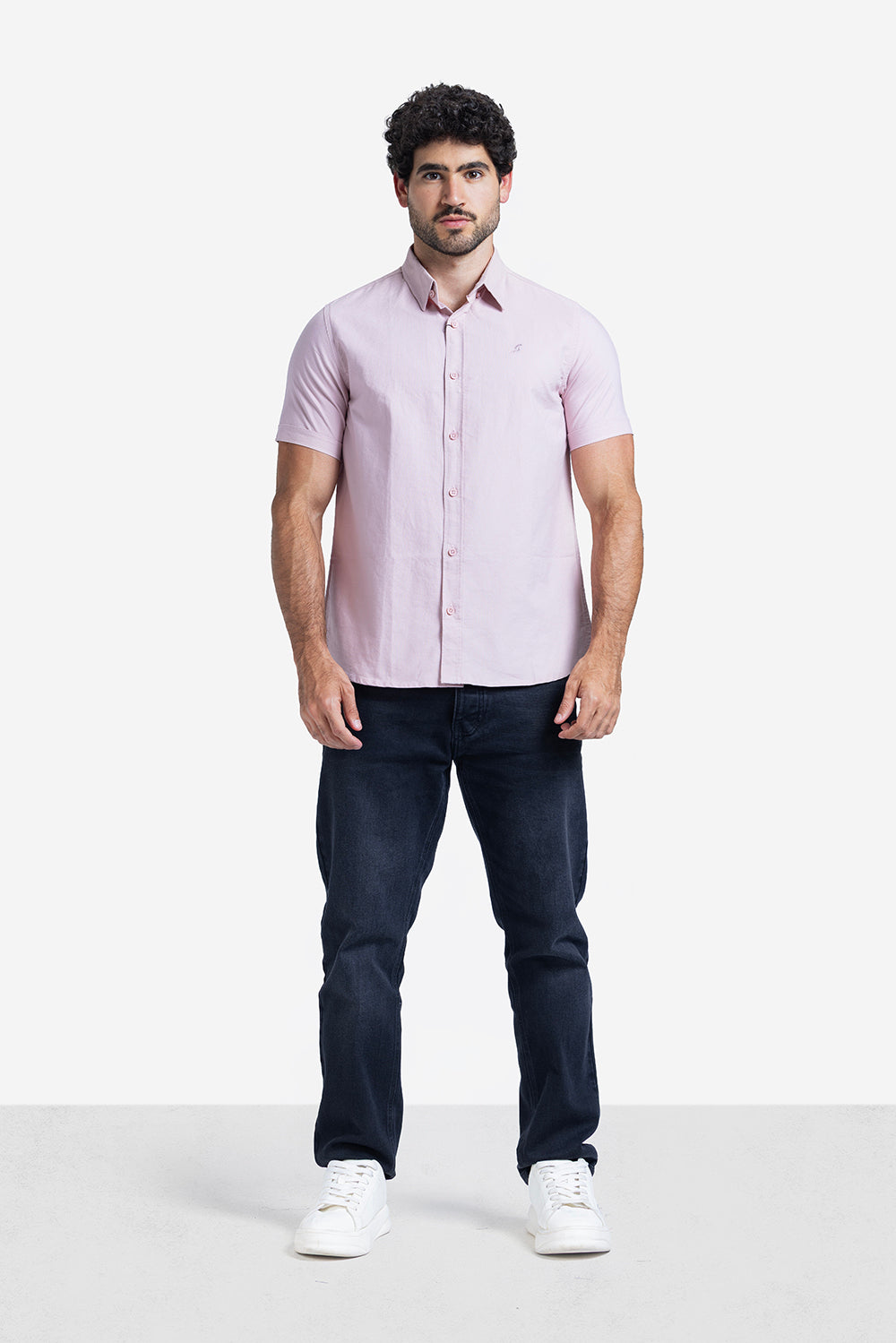 Half sleeve shirt - Men - Plain