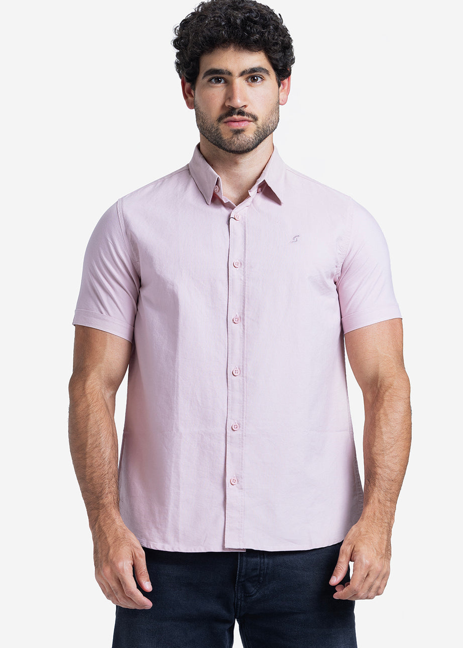 Half sleeve shirt - Men - Plain