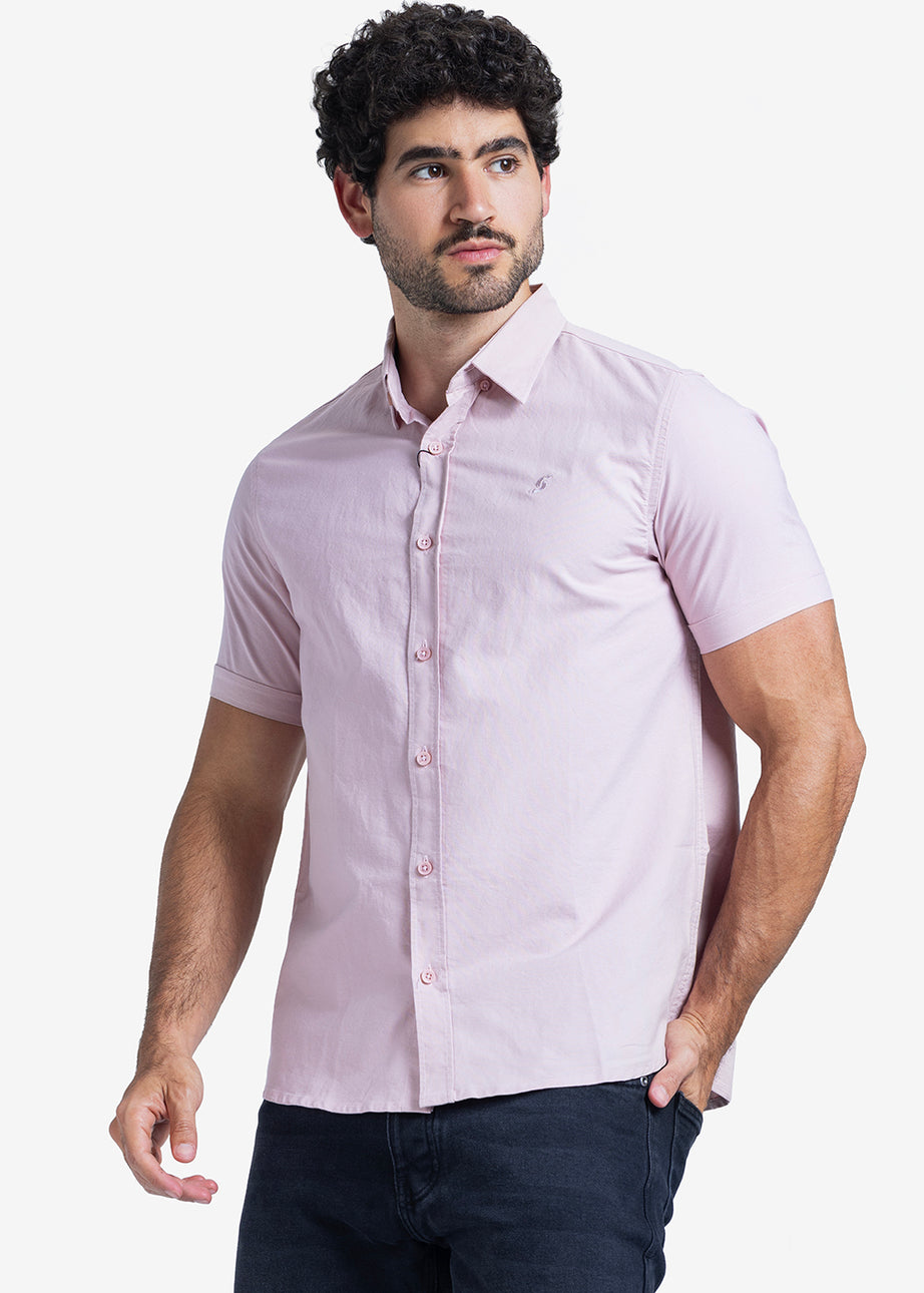 Half sleeve shirt - Men - Plain