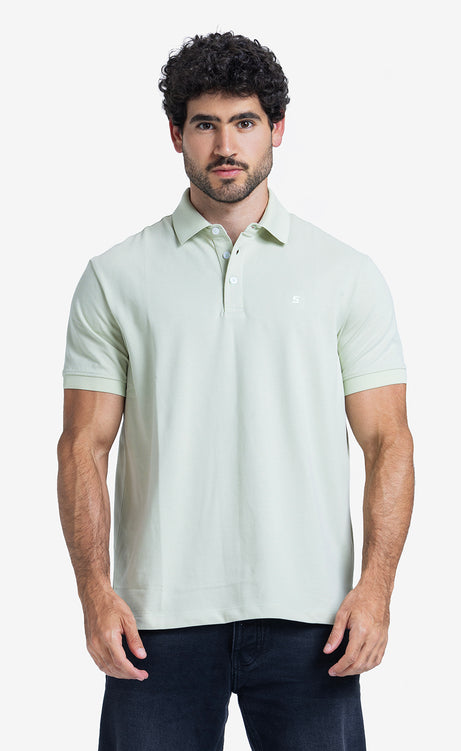 Men's Plain Short-Sleeve Polo Shirt – view 6