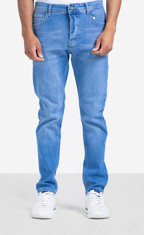 Men's Slim-Fit Jeans - Blue, Dark Denim & Dark Gray