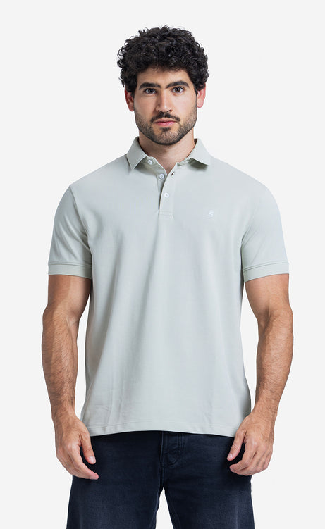 Men's Plain Short-Sleeve Polo Shirt – view 9