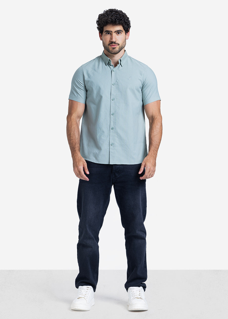 Half sleeve shirt - Men - Plain