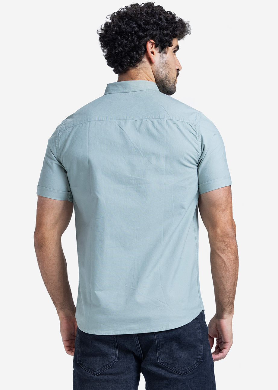 Half sleeve shirt - Men - Plain