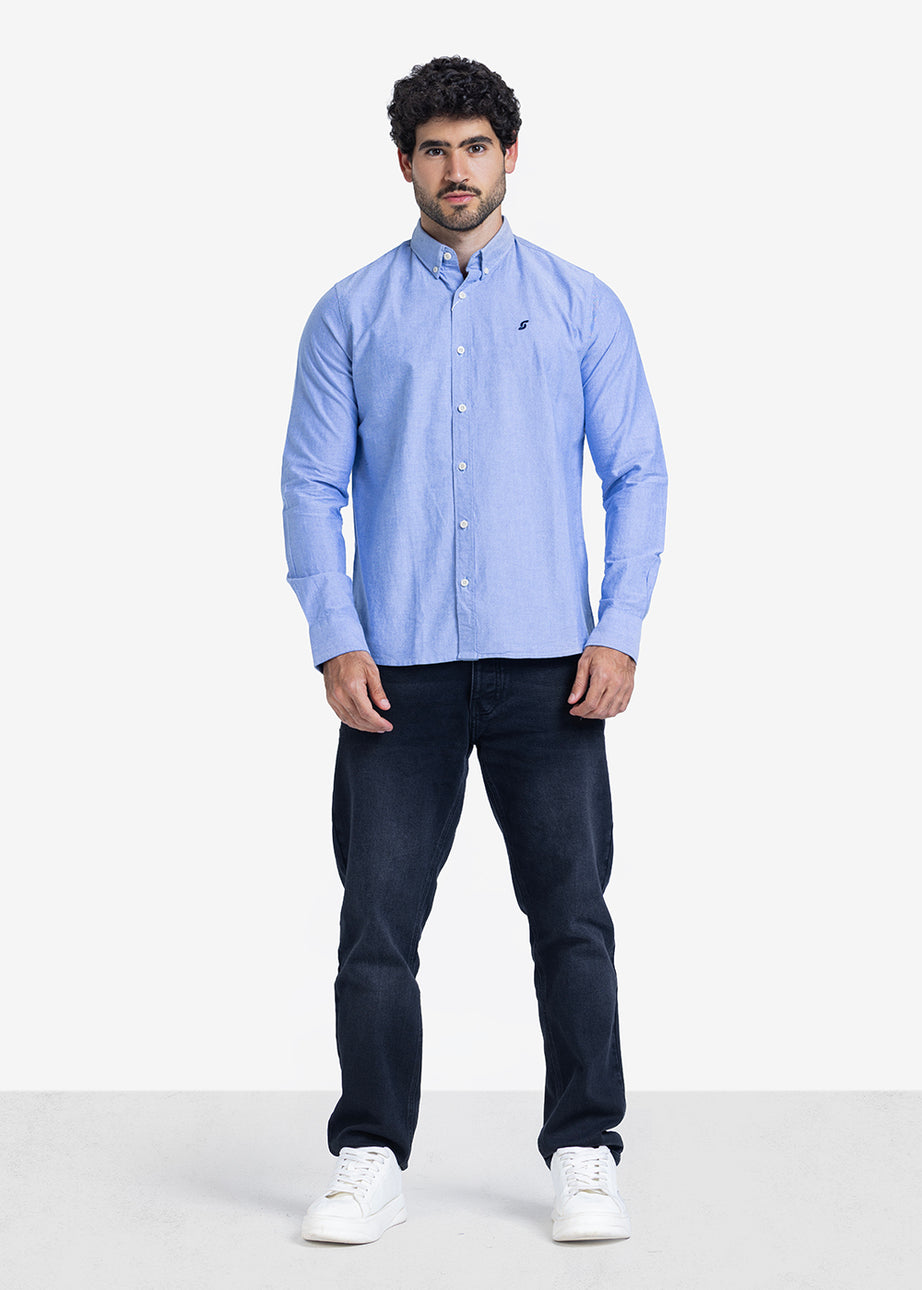 Long Sleeve Shirt - Men - Plain