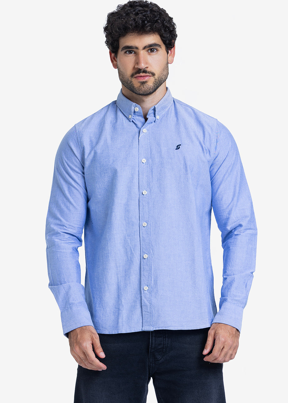 Long Sleeve Shirt - Men - Plain