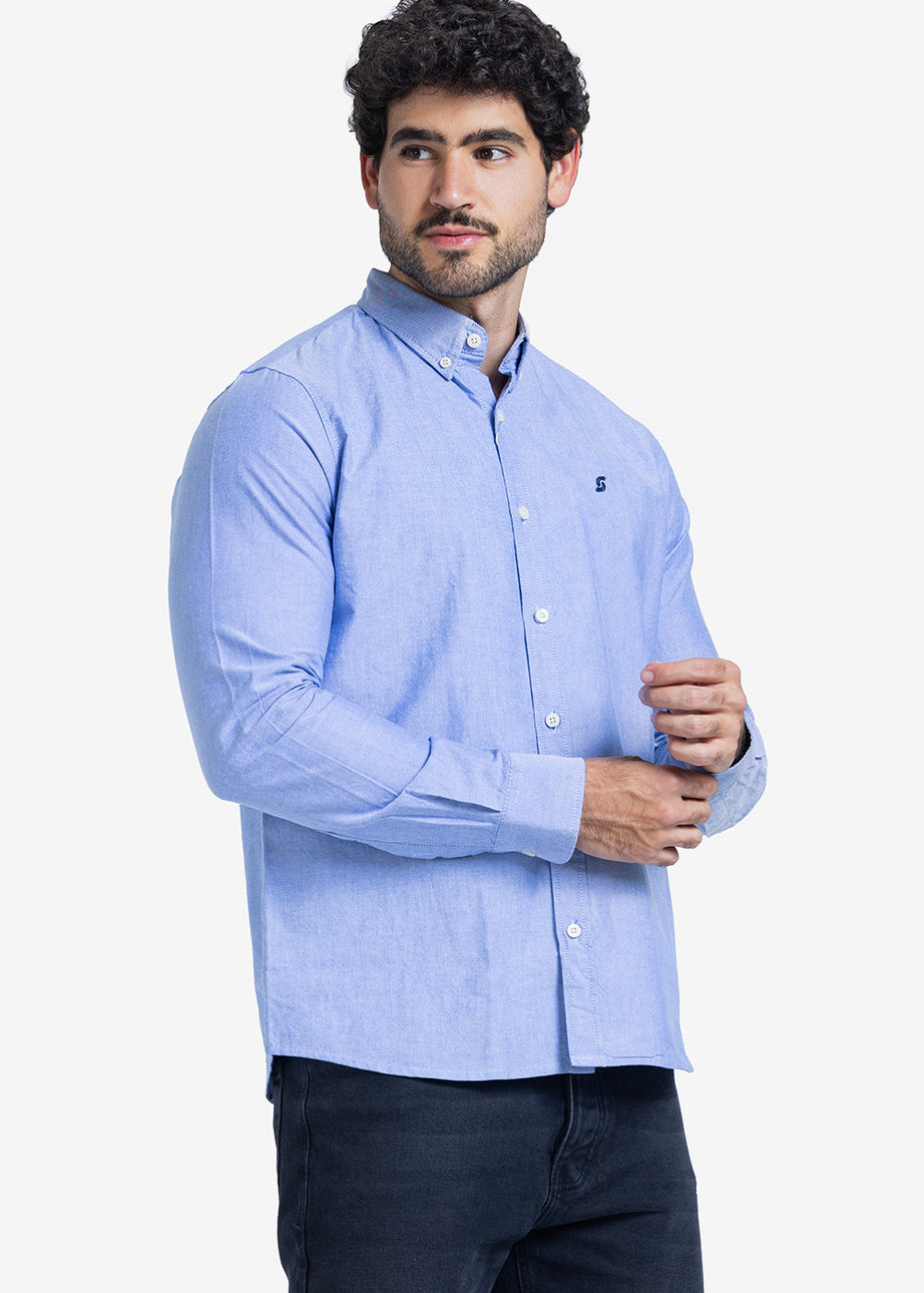 Long Sleeve Shirt - Men - Plain