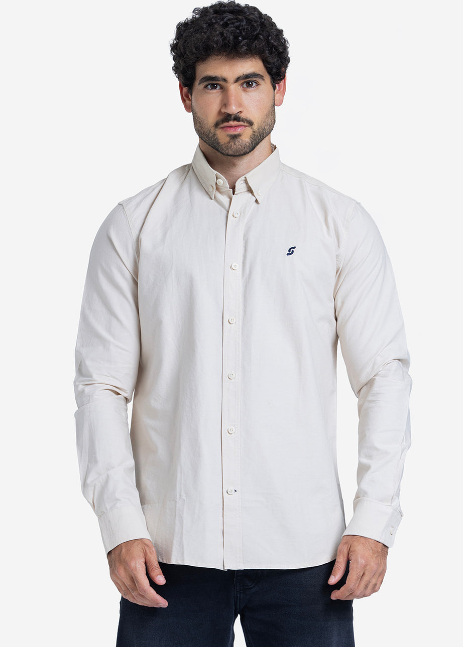 Long Sleeve Shirt - Men - Plain
