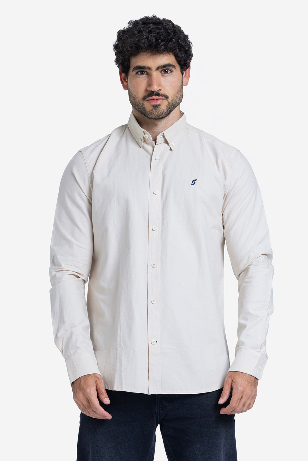 Long Sleeve Shirt - Men - Plain
