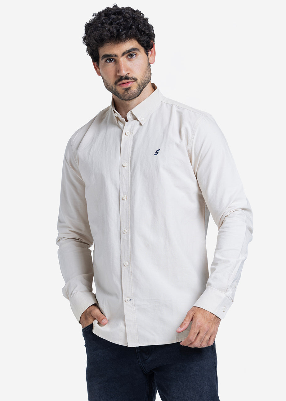 Long Sleeve Shirt - Men - Plain