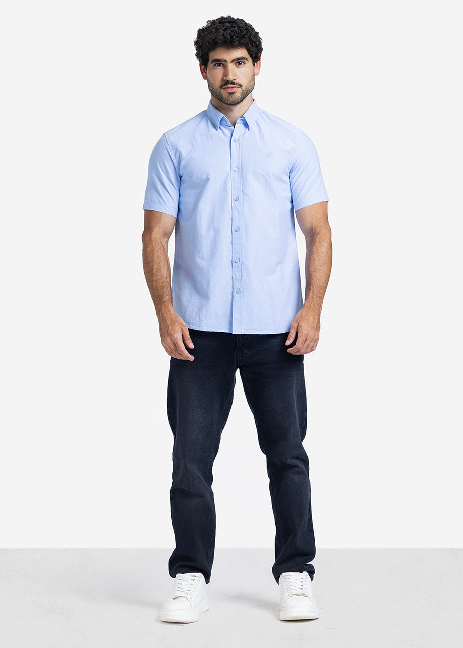 Half sleeve shirt - Men - Plain