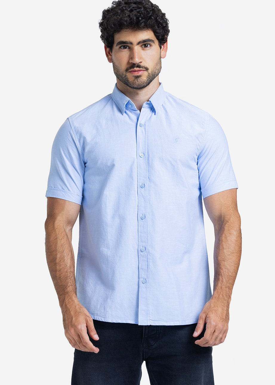Half sleeve shirt - Men - Plain