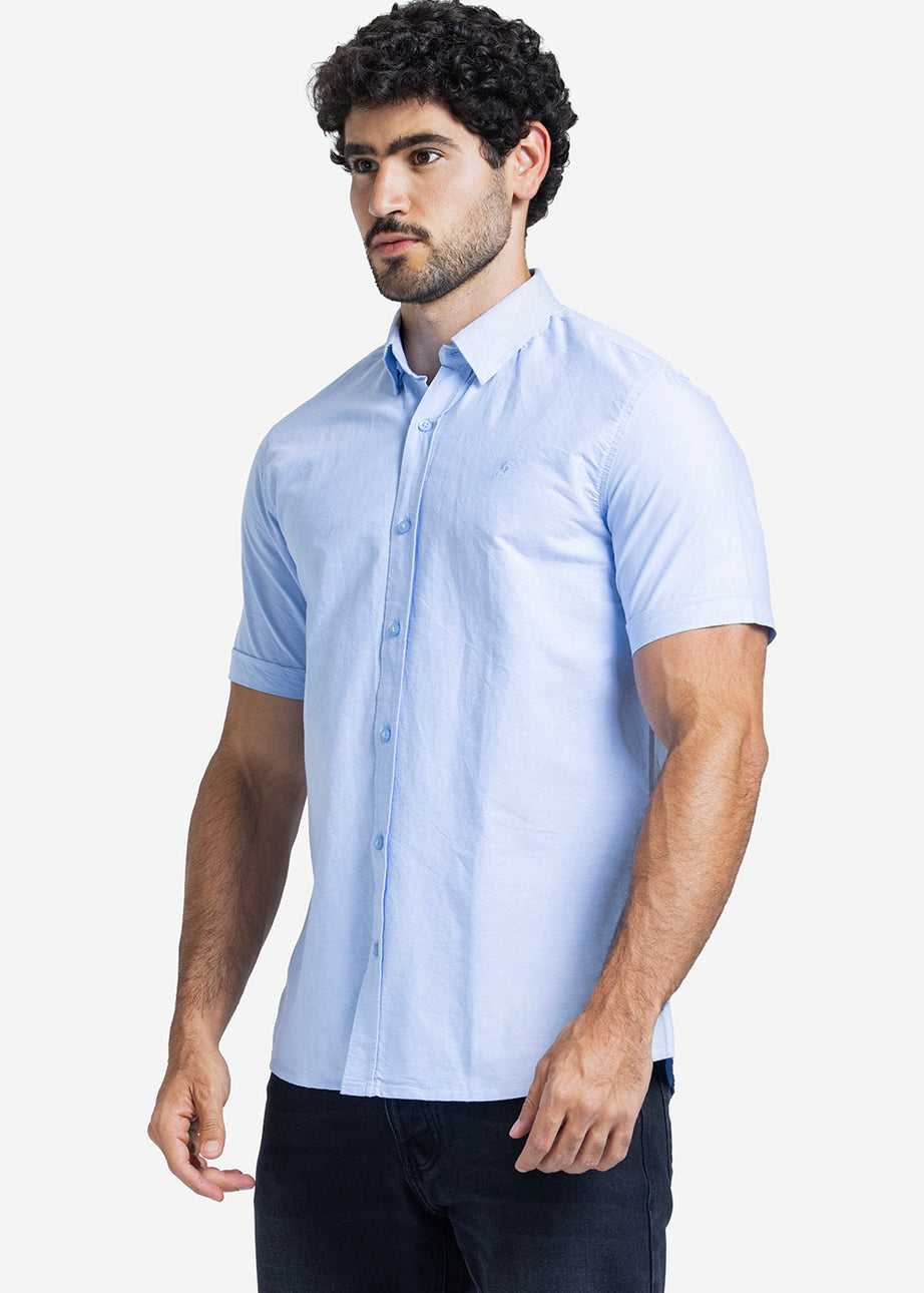 Half sleeve shirt - Men - Plain