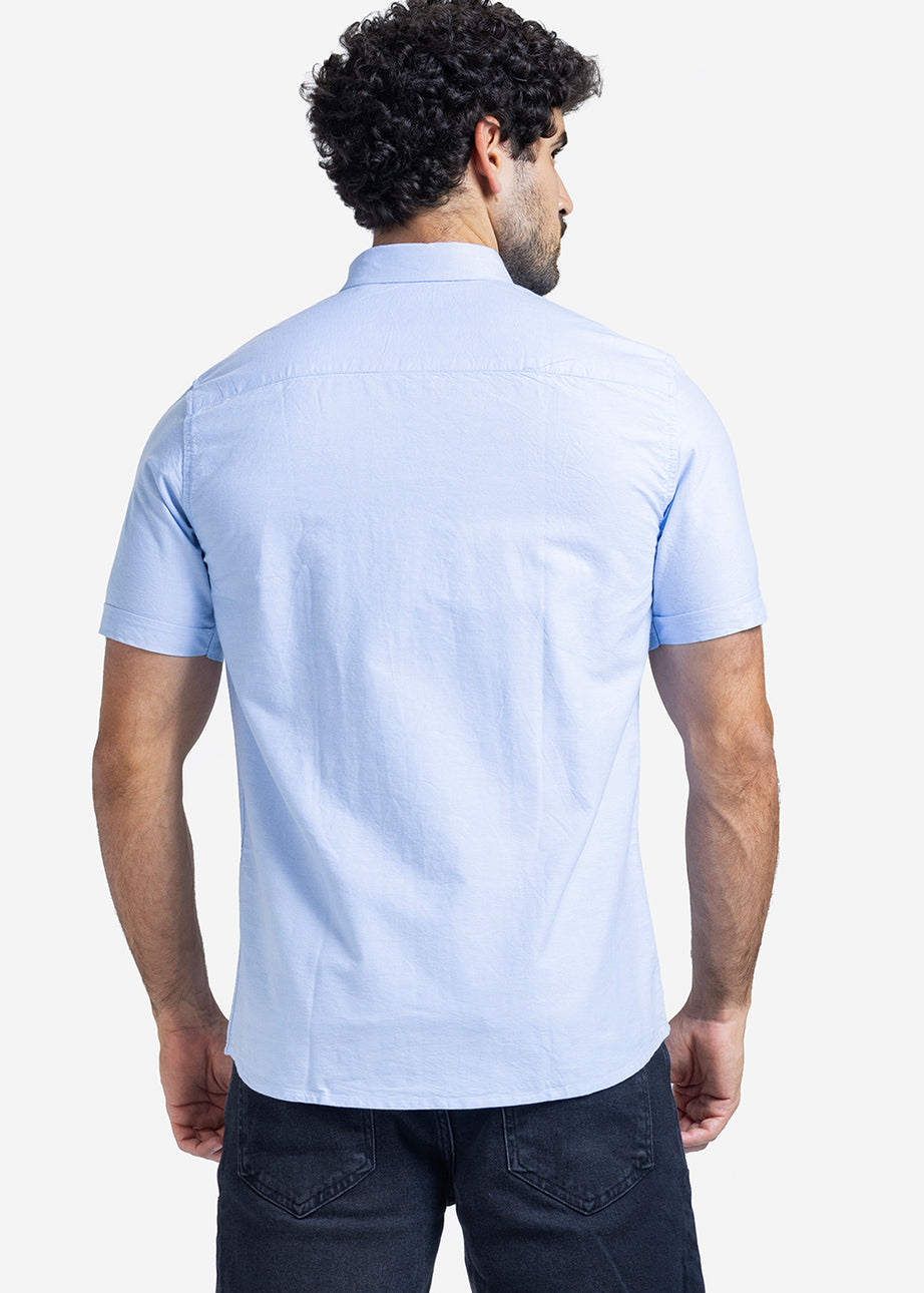 Half sleeve shirt - Men - Plain