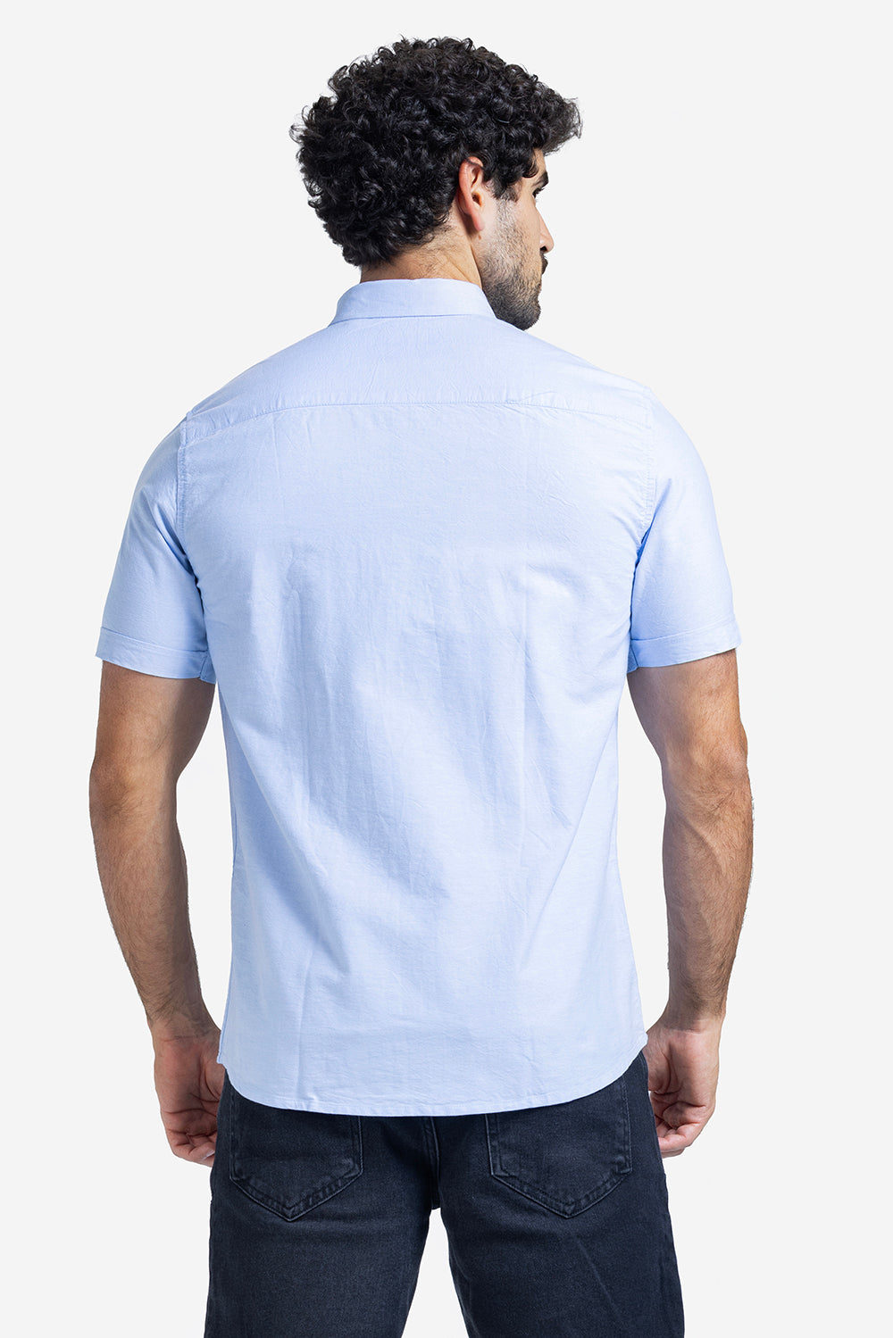 Half sleeve shirt - Men - Plain