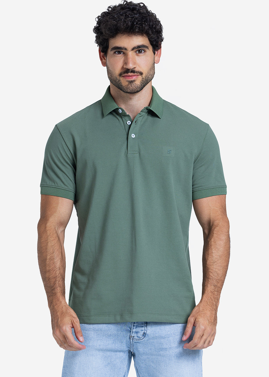 Polo T-shirt - Men - Plain