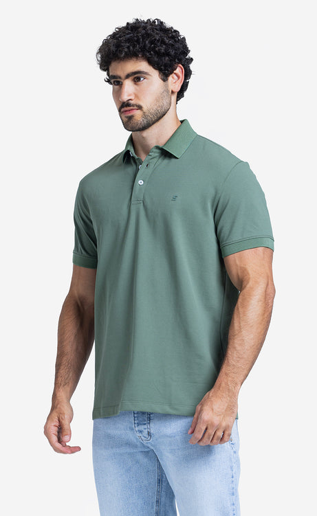 Men's Plain Short-Sleeve Polo Shirt – view 2