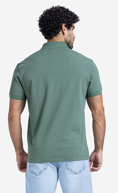 Men's Plain Short-Sleeve Polo Shirt – view 3