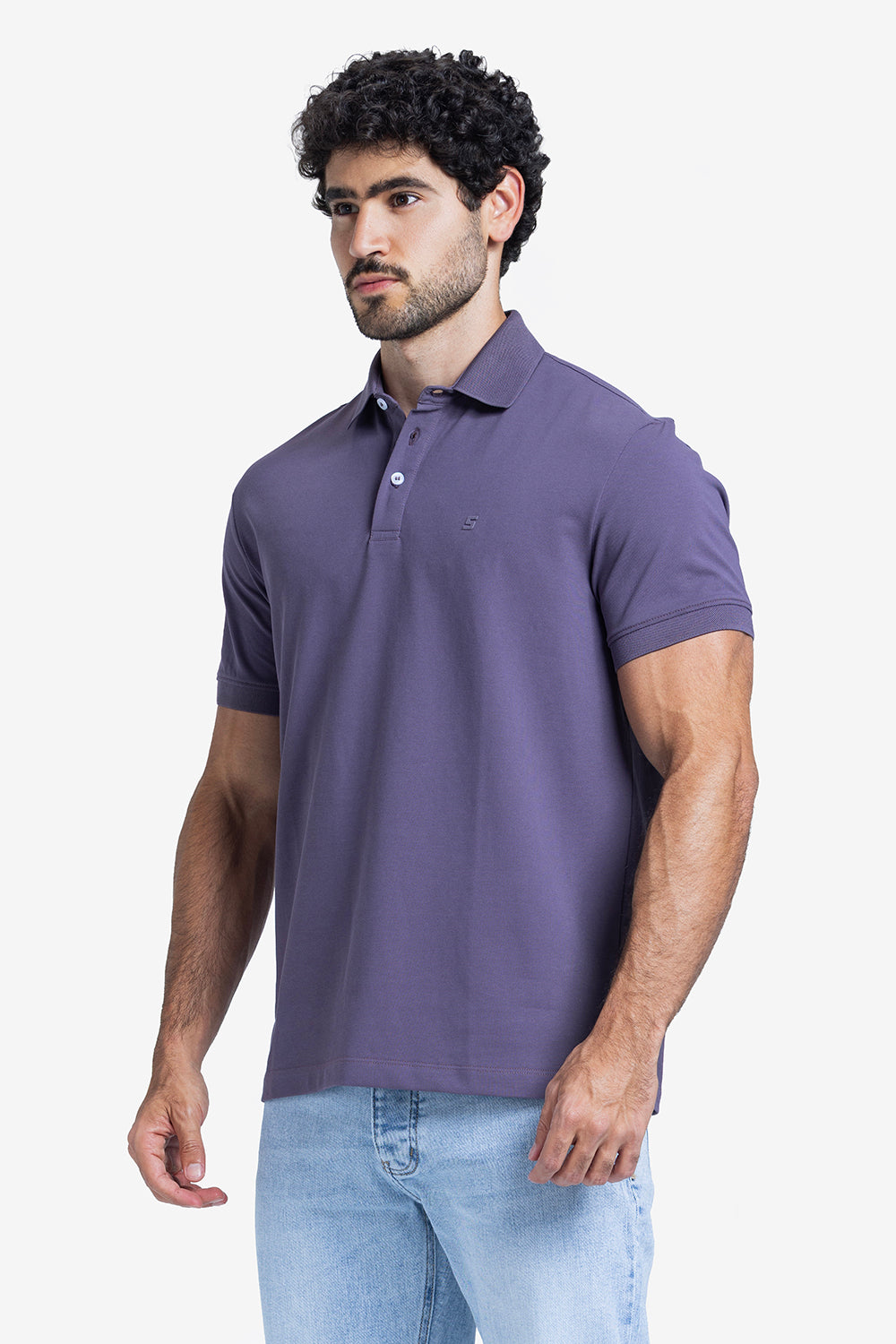 Polo T-shirt - Men - Plain
