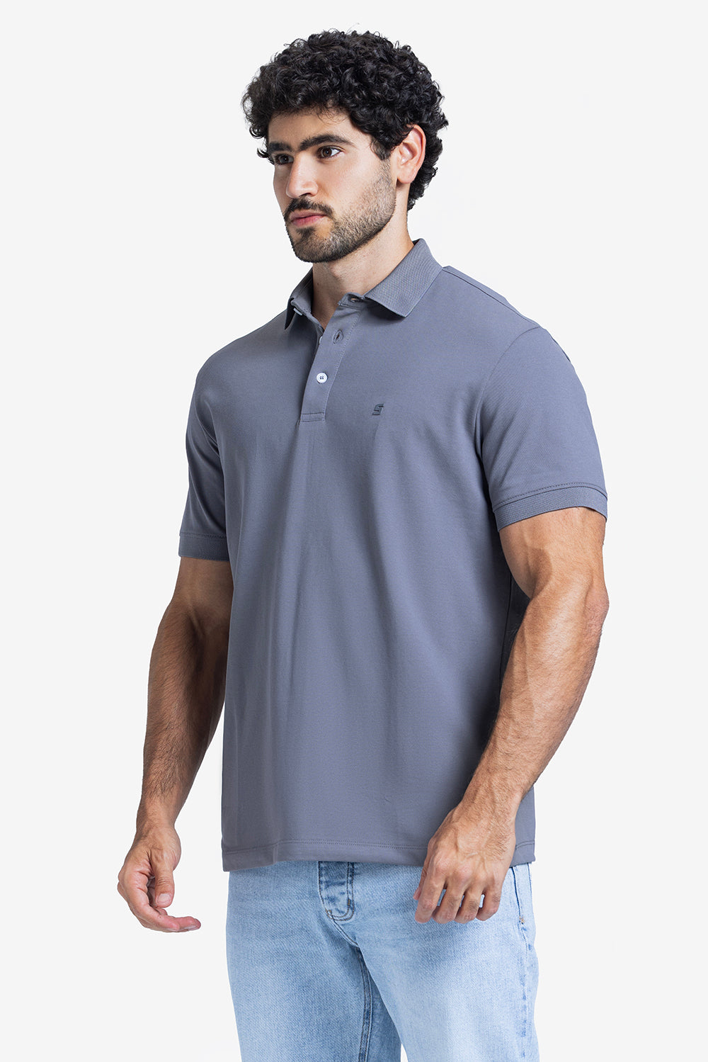 Polo T-shirt - Men - Plain
