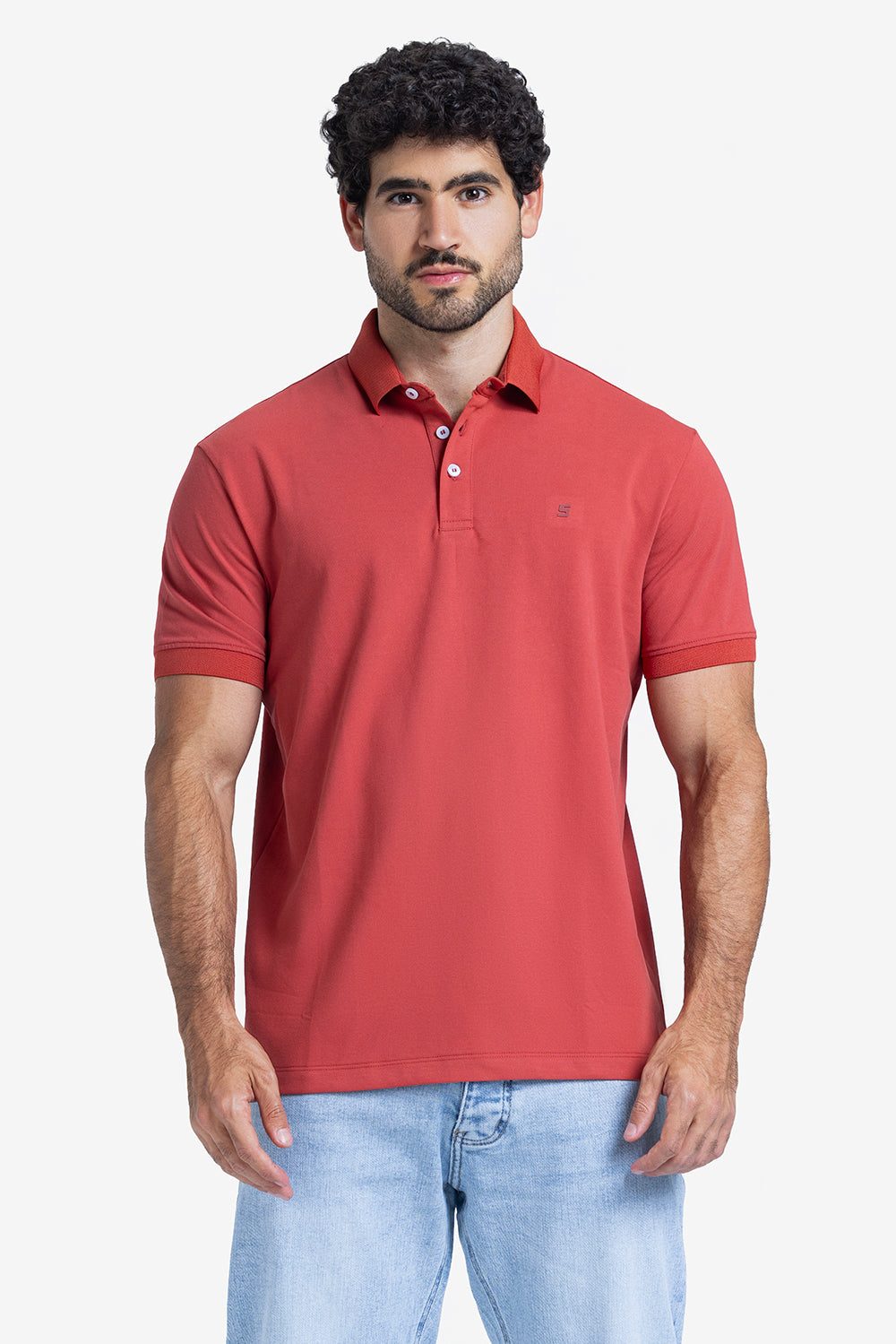 Polo T-shirt - Men - Plain