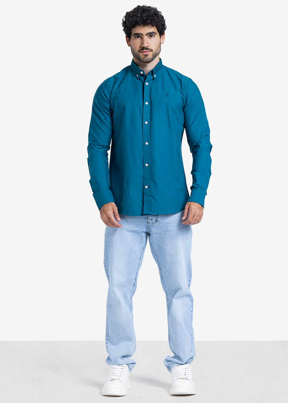 Long Sleeve Shirt - Men - Plain