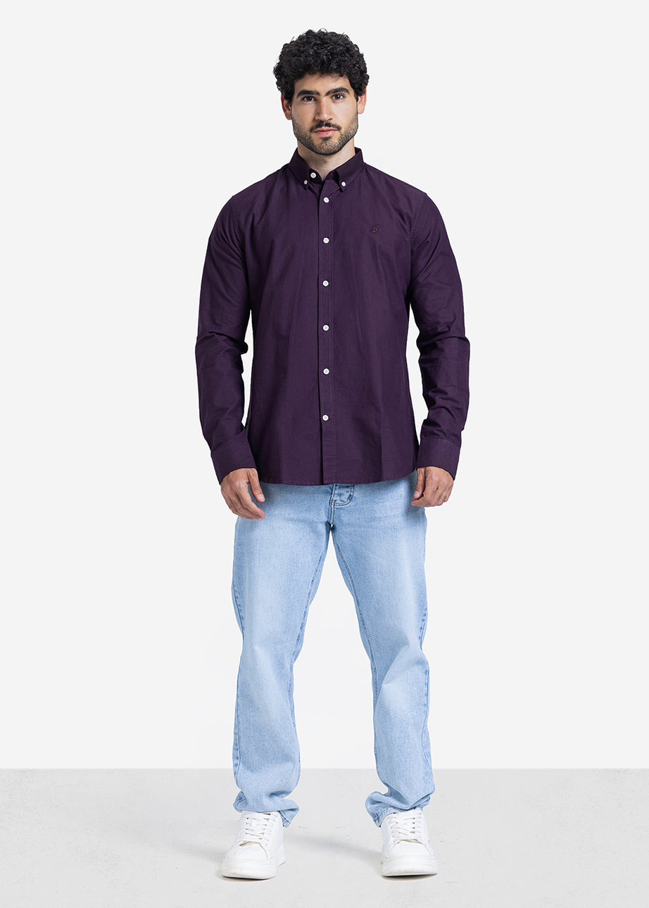 Long Sleeve Shirt - Men - Plain