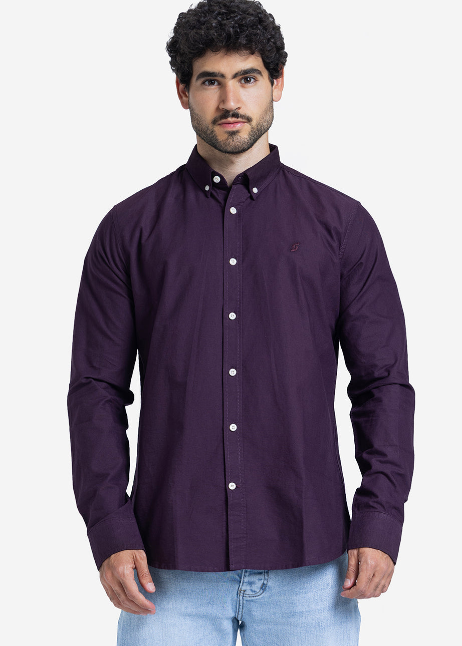 Long Sleeve Shirt - Men - Plain
